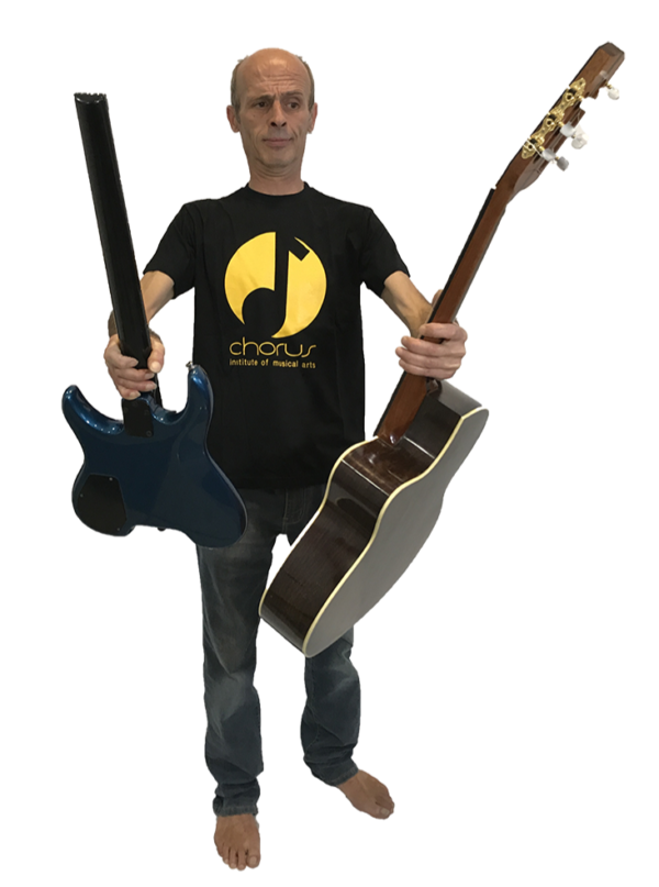 Giacomo Jacques Pini, docente di chitarra moderna al Chorus Institute Of Musical Arts di Cesena