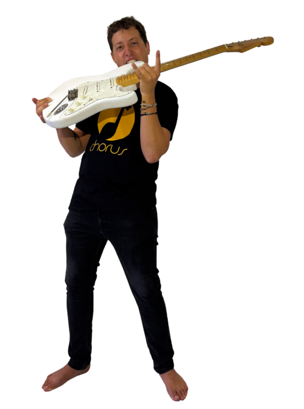 Massimiliano Biondi, docente di chitarra moderna al Chorus Institute Of Musical Arts di Cesena